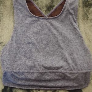 Heather Blue Sports Bra